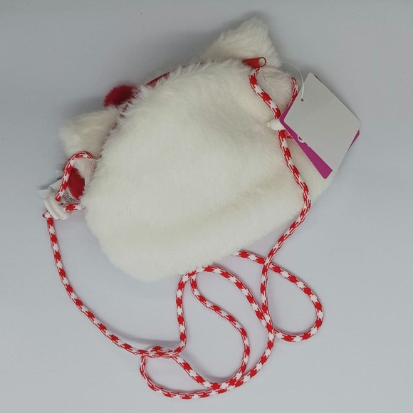 Sanrio hello kitty fluffy face shoulder bag - Picture 3 of 3
